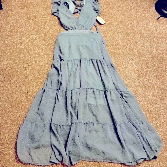 Altar’d State Jenessa Sage Green Maxi Dress - Picture 3 of 5